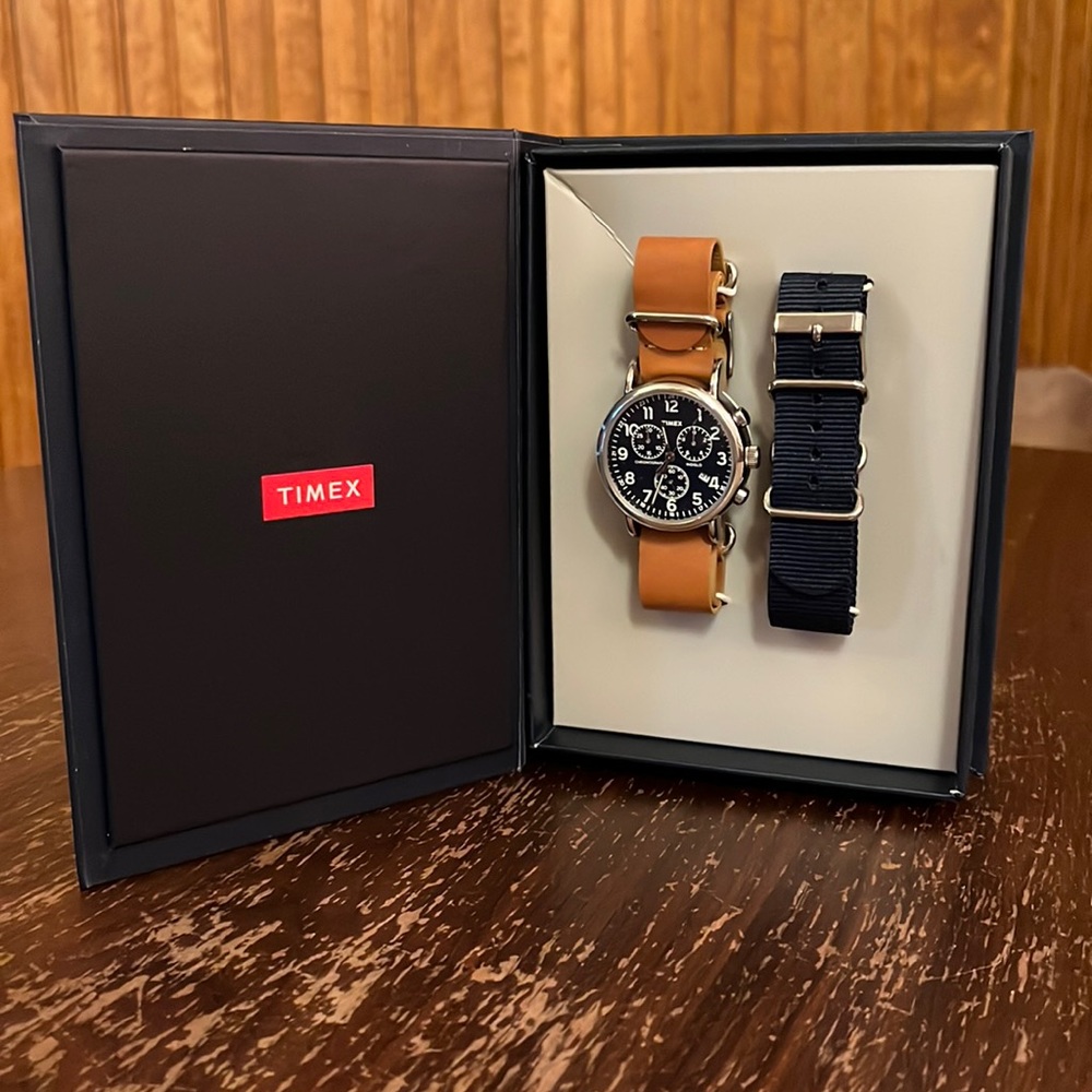NIB Timex Watch Two Straps